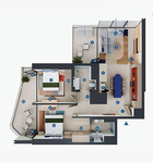 1 bedroom Penthouse for sale in Dubai Marina