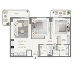 2 bedroom Apartment for sale in Mina Rashid