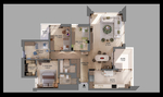 3 bedroom Apartamento se vende en Muratpasa 