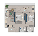 2 bedroom Apartment for sale in Al Marjan Island