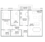 2 bedroom Apartment for sale in Maltepe