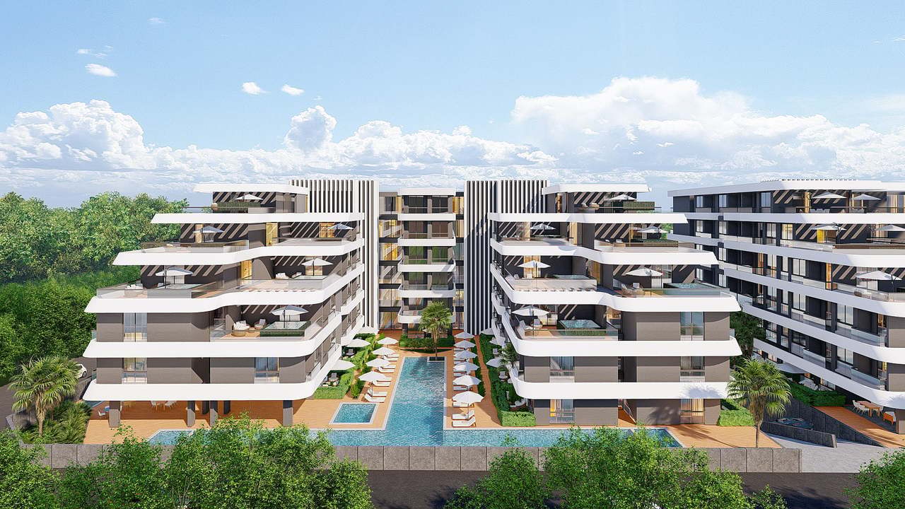 1 bedroom Appartement te koop in Aksu