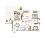 2 bedroom Penthouse for sale in Al Marjan Island