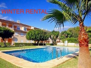Apartment in Javea for winter rental with sea views
