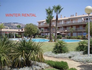 South facing apartment for winter rental Javea