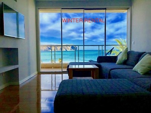 Apartment with sea views winter rental Javea Arenal