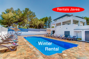 7 Bedroom luxury villa for winter let in Javea.