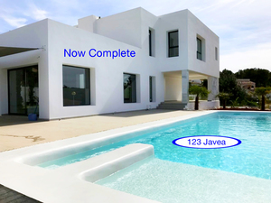 Finished new construction for sale in Javea
