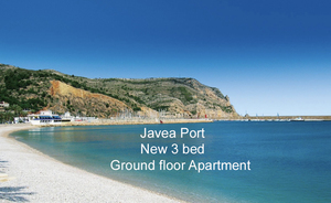 New luxury ground floor apartment for sale in Javea port