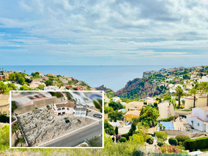 Villa with great sea view for sale in Benitachell