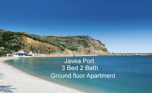 New luxury ground floor apartment for sale in Javea port