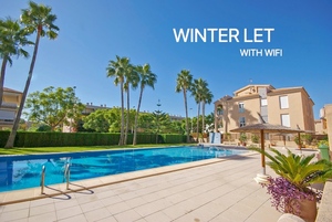 Ground floor apartment for winter let Javea.