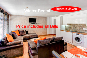 One bedroom apartment for winter rental in Javea.