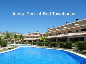 Maison de ville à louer Javea Port.