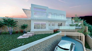 New build villa for sale in Javea with sea views