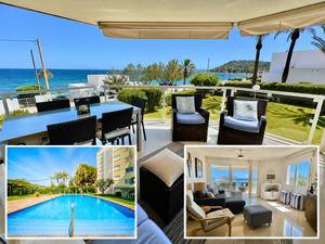Apartment with sea views Javea Arenal for winter rental.
