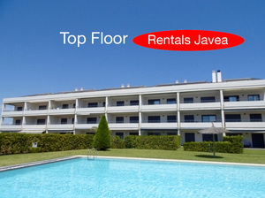 Top floor duplex for long term rental in Javea.