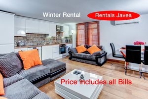 Luxury one bedroom apartment for winter let in Javea.