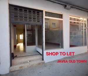 Shop to let in Javea Old Town