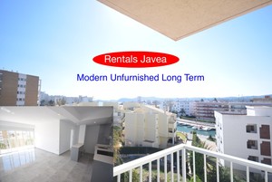 Unfurnished apartment with sea views Javea Arenal.