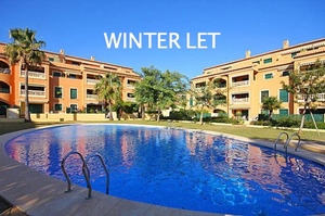 Ground floor apartment for winter rental in Javea Port.