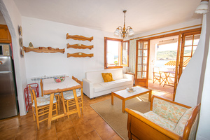 2 bedroom apartment with sea view in Playa de Fornells in Menorca