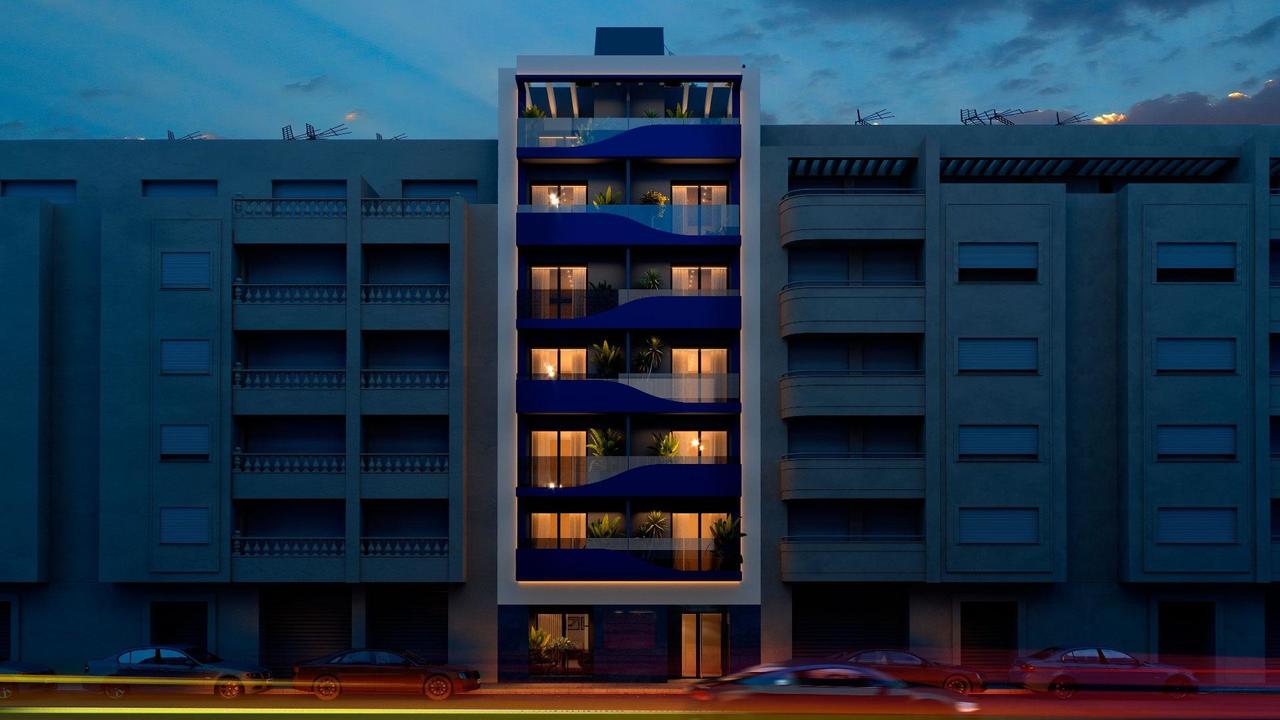 1 schlafzimmer das Penthouse 
zum verkauf in Torrevieja 