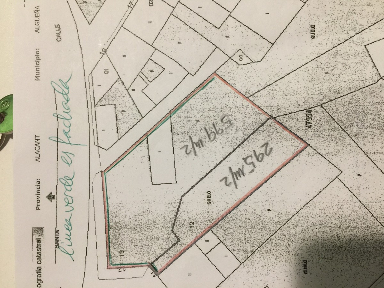 Plot for sale in Alguena