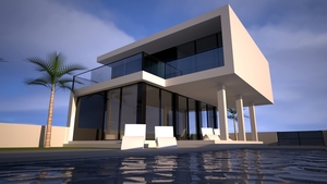 Modern detached 3-bedroom villa with private pool