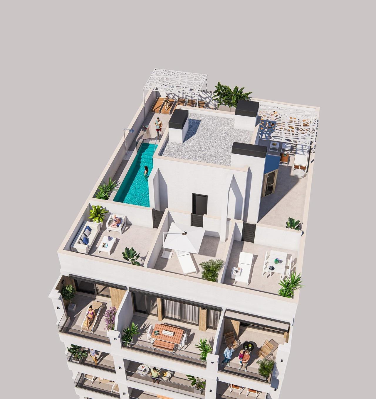 2 bedroom Penthouse for sale in Torrevieja