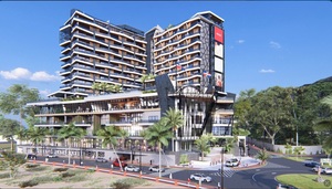 De boulevard van Puerto Plata, Dominicaanse Republiek