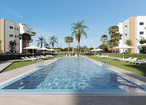 Nieuwe moderne appartementen met 2 slaapkamers in Santa Rosalia