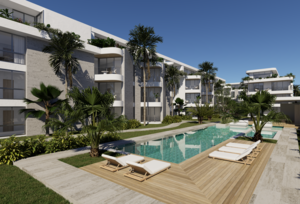 Gloednieuwe appartementen Mareal Residences in Cabarete, Dominican Republic