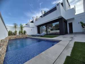 3 bed villa  - pool, garage, solarium. 750m to beach- Santiago de la Ribera